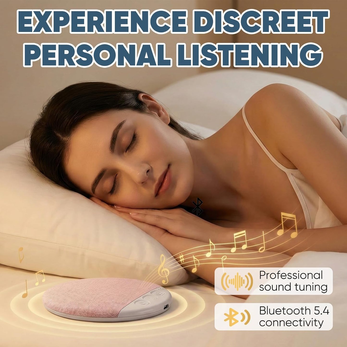 Ultra-Thin Hi-Fi Wireless Sleep Speaker