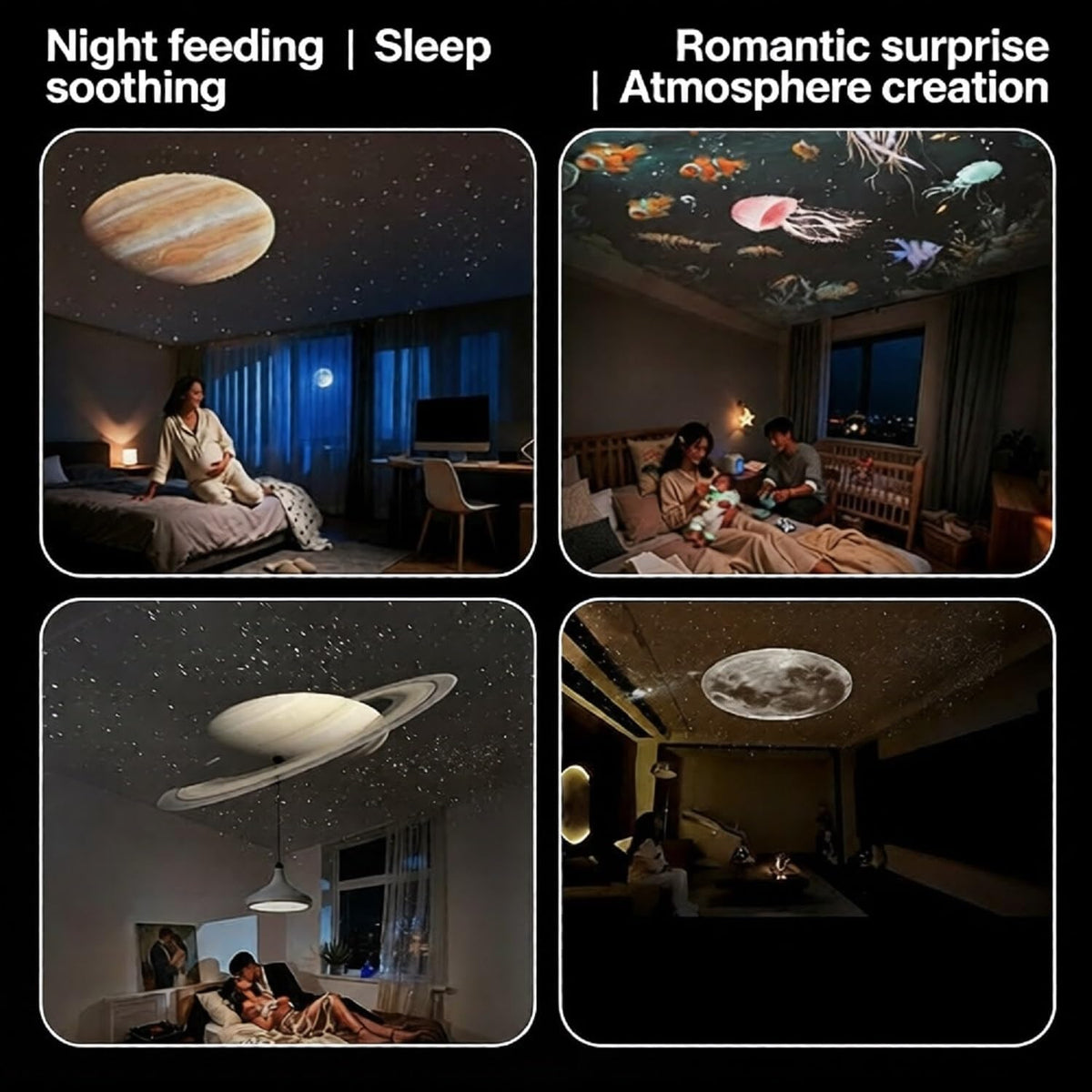12-Film Galaxy Star Night Projector