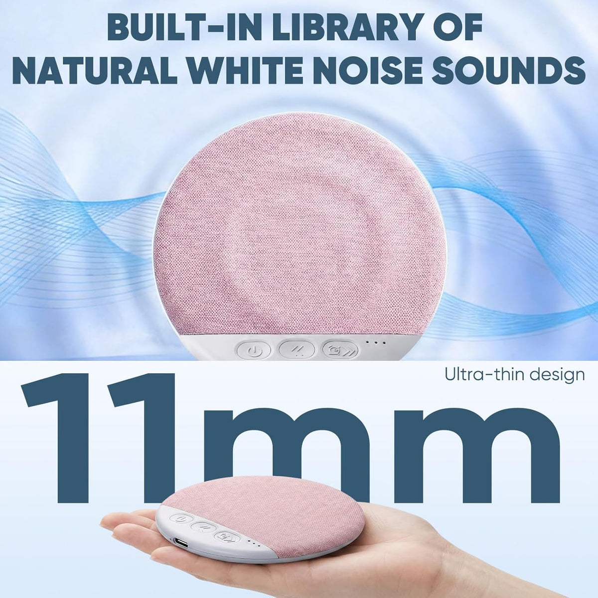 Ultra-Thin Hi-Fi Wireless Sleep Speaker
